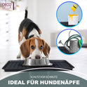 DECOBELLA 2 Stück Schuhabtropfschale | Schuhtablett Grau | 70x35x3 cm Schuhwanne