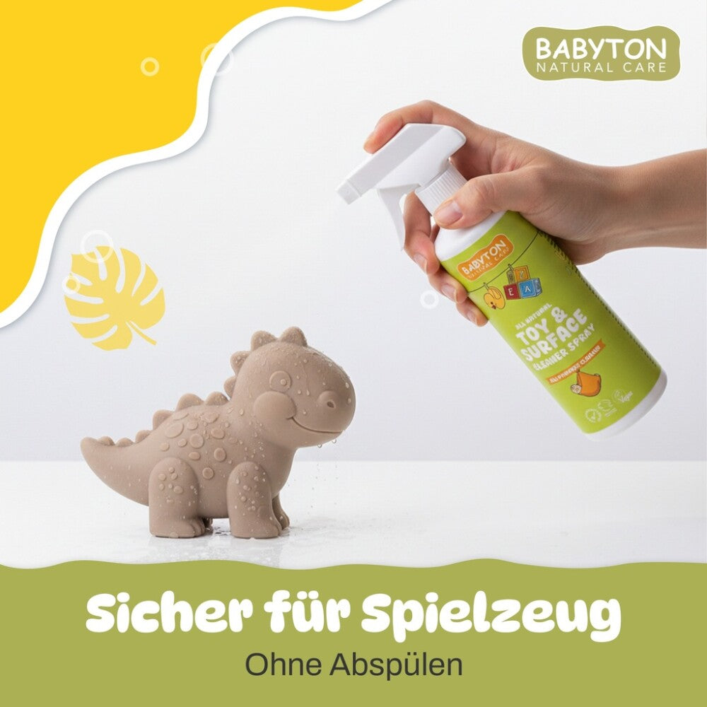 Babyton Spielzeug- und Oberflächenreiniger, natürliches Spray, 500 ml