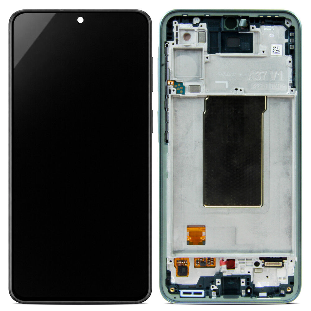 Samsung Display + Rahmen SM-A376B Galaxy A37 5G grün GH82-39232B