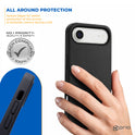 prio Liquid Silicone Case MAG für iPhone 17 Air (6,5 Zoll) schwarz