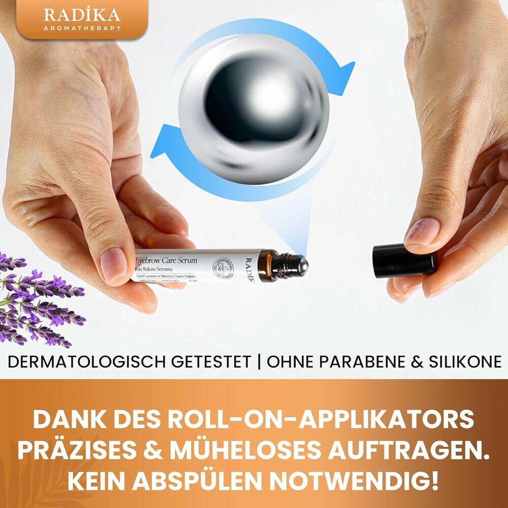 Augenbrauenserum,Vitamin A-E-F, 100% Rein, BIO, natürlich, 10 ml