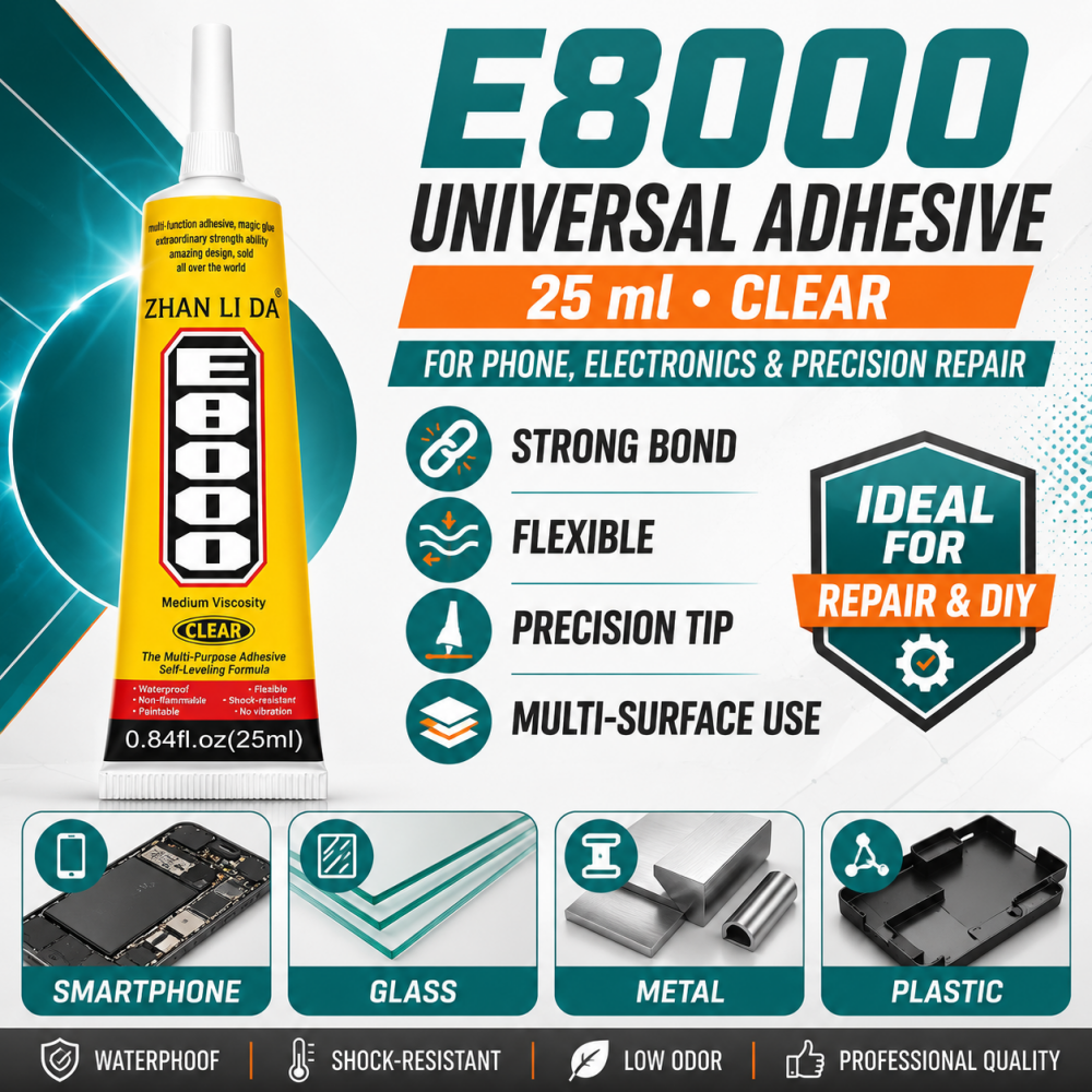 Zhanlida E8000 Universalkleber 25ml Klebstoff