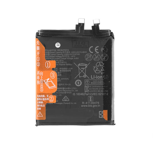 Akku HB536479EFW für Huawei P50 Pro