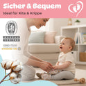 Kokopatik Organic Baumwolle Baby Hausschuhe rutschfest Neugeborene BohoBlumen