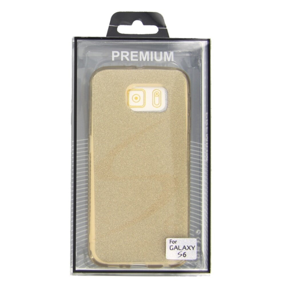 TPU case glitter Samsung Galaxy S6 gold