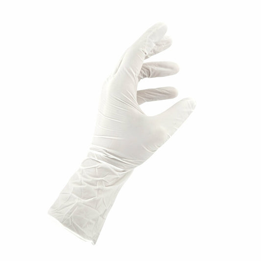 Eco-Plus examination gloves / disposable gloves, 100 pieces, size S, white