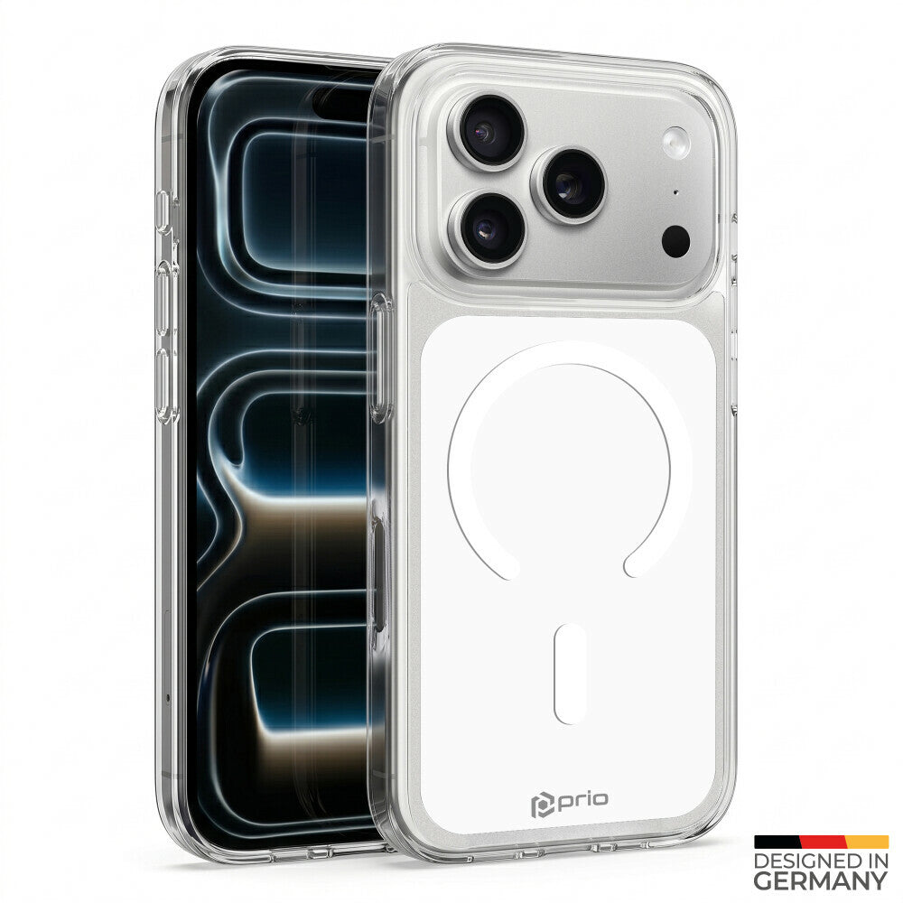 prio Schutzhülle MAG für iPhone 18 Pro/17 Pro, transparent