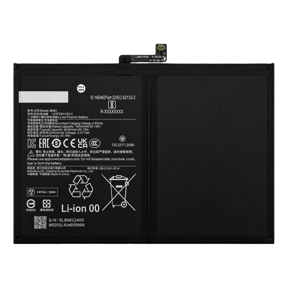 Akku BN81 für Redmi Pad/Pad SE/Pad Pro 5G