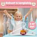6 x Kleiderbügel für Baby & Kinder im Set, Plastik