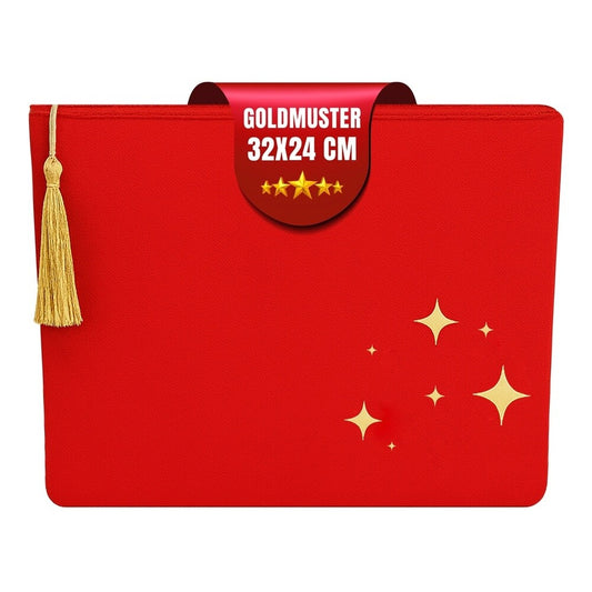 Kulturtasche Damen, Kosmetiktasche Rot, 32x24 cm