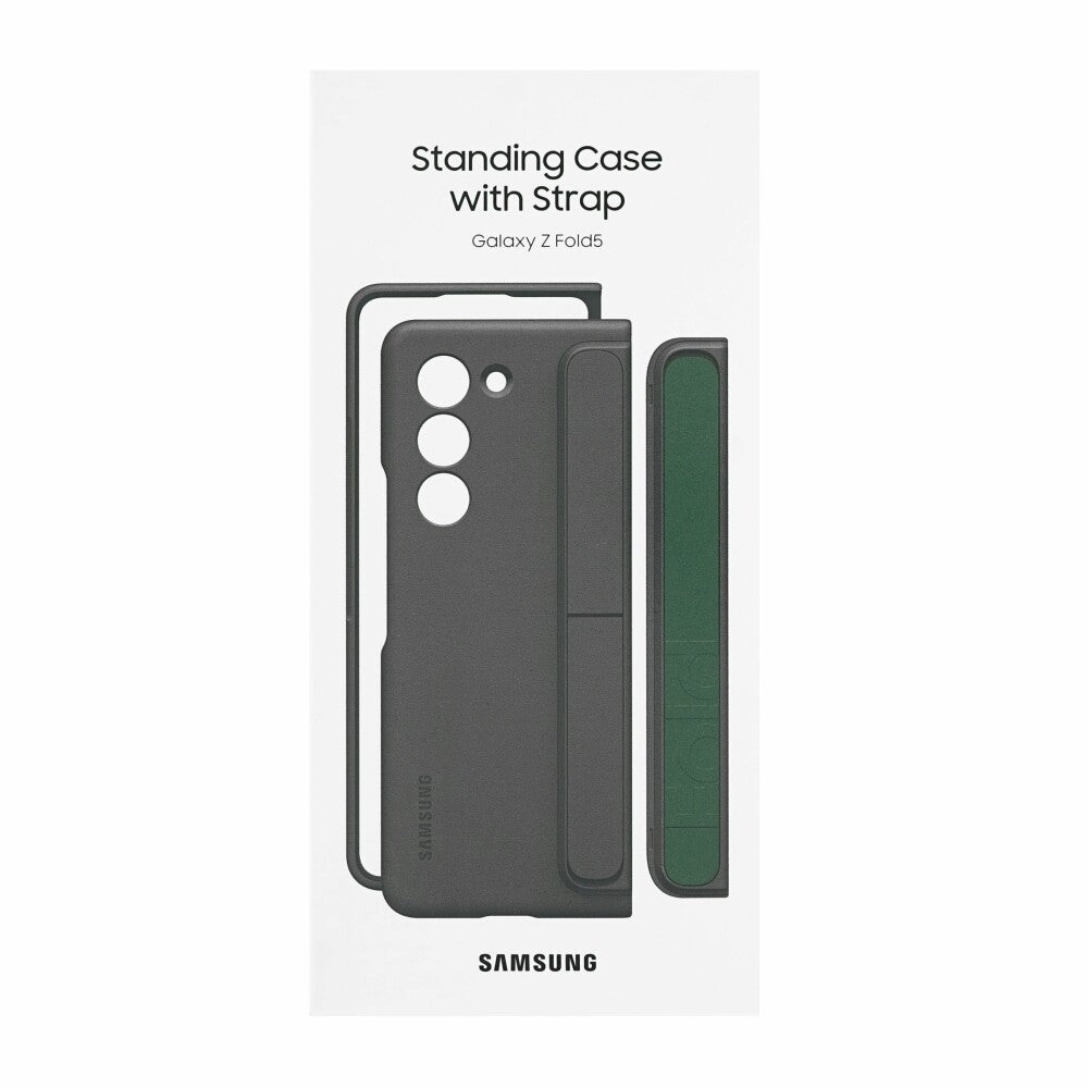 Samsung Standing Cover / Tasche / Case mit Band Galaxy Z Fold 5 Graphit EF-MF946CBE