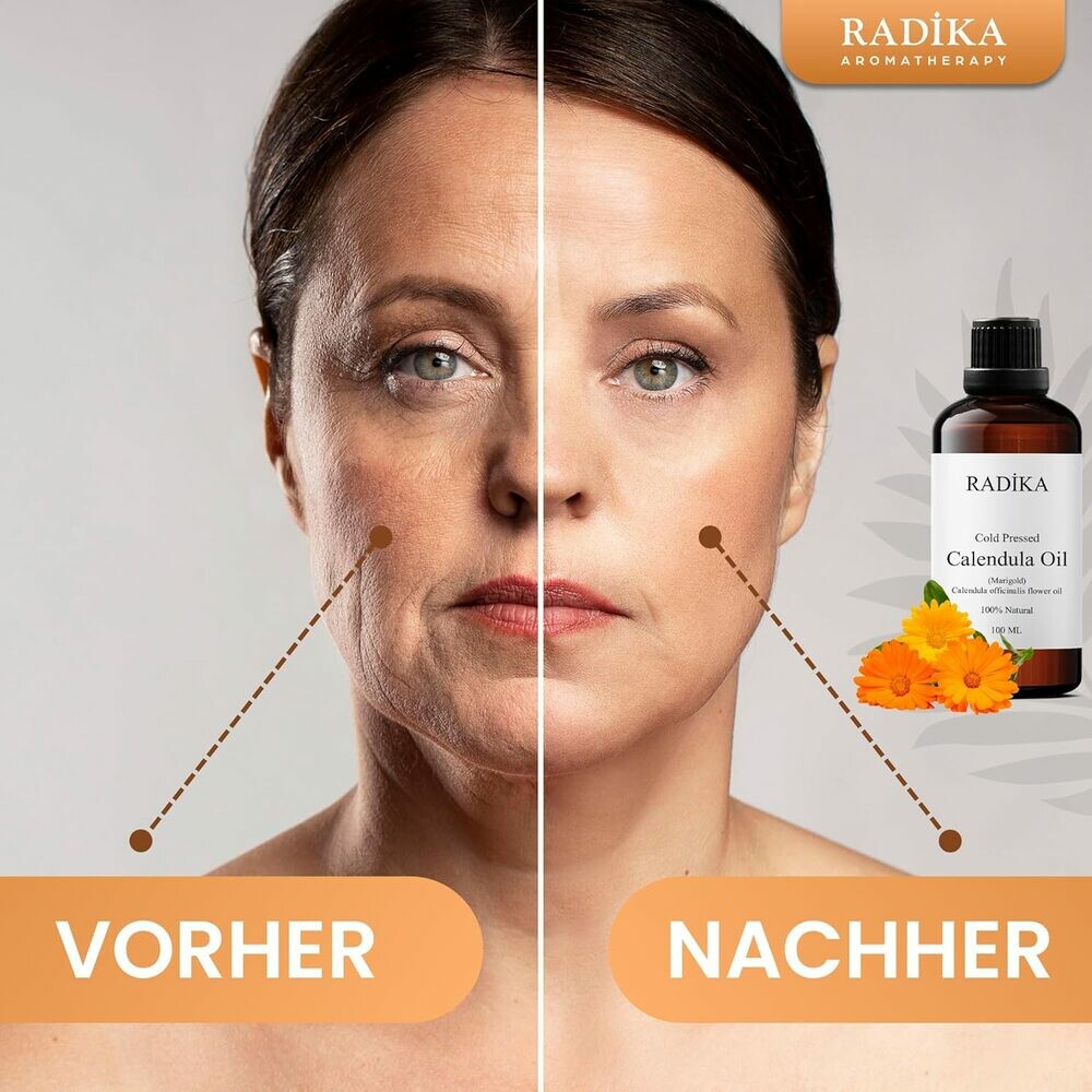 Calendula-Öl, Kaltgepresst, 100% Rein, BIO, natürlich, 30 ml