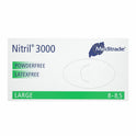 meditrade Nitrile examination gloves / disposable gloves 3000, 100 pieces, size L, white