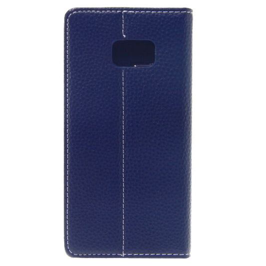 Book Case Fashion for Galaxy S6 Edge Plus - Blue