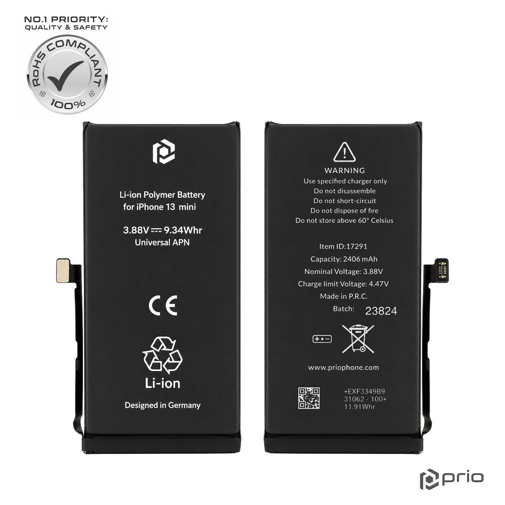 Prio Akku für iPhone 13 mini (Universeller APN)