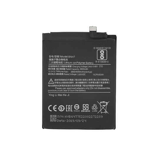 MPS battery for Xiaomi Mi A2 Lite / Redmi 6 Pro 4000 mAh BN47