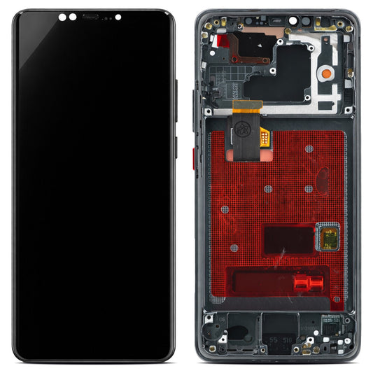 Display (Soft-OLED) + Rahmen für Huawei Mate 20 Pro Twilight