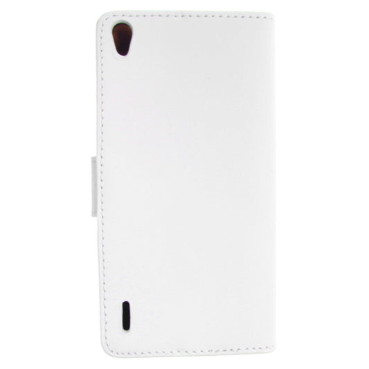 Leather case for Huawei P7 - white 4250710553990