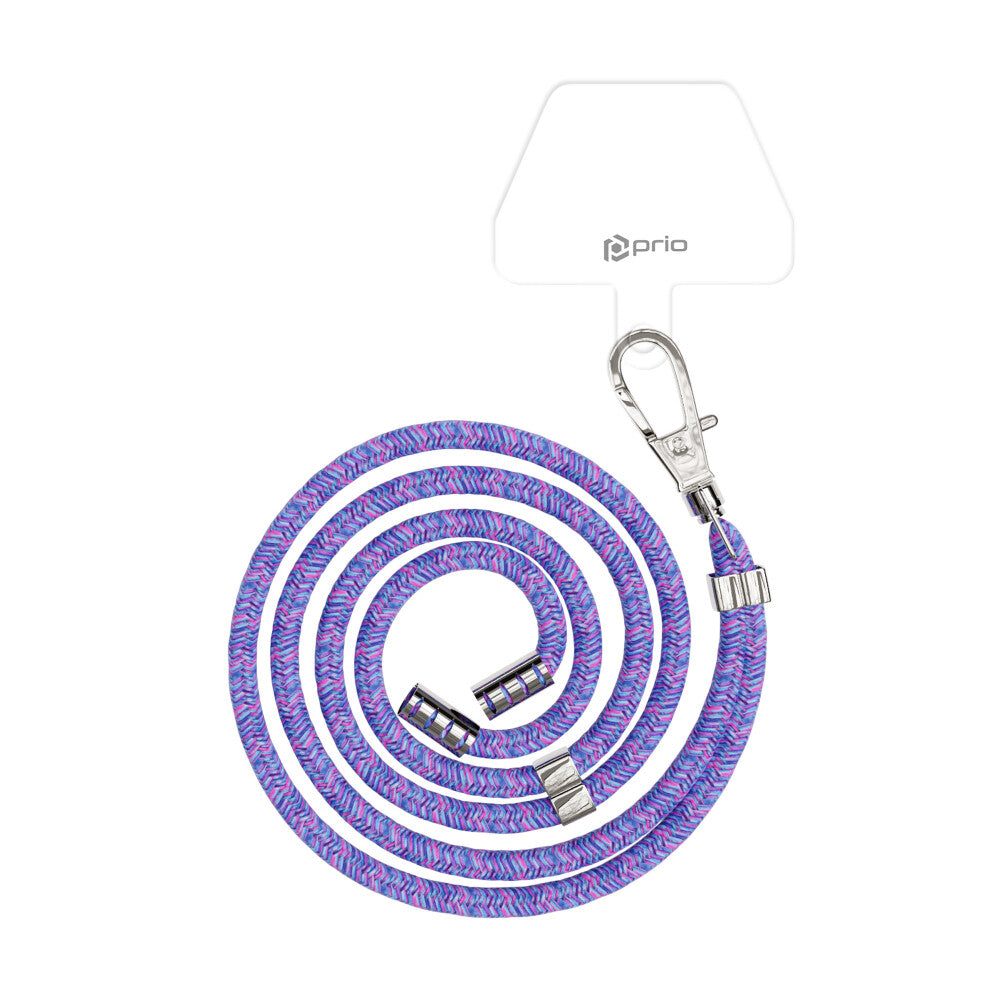 prio Universal Cell Phone Lanyard 0.7m purple-mix