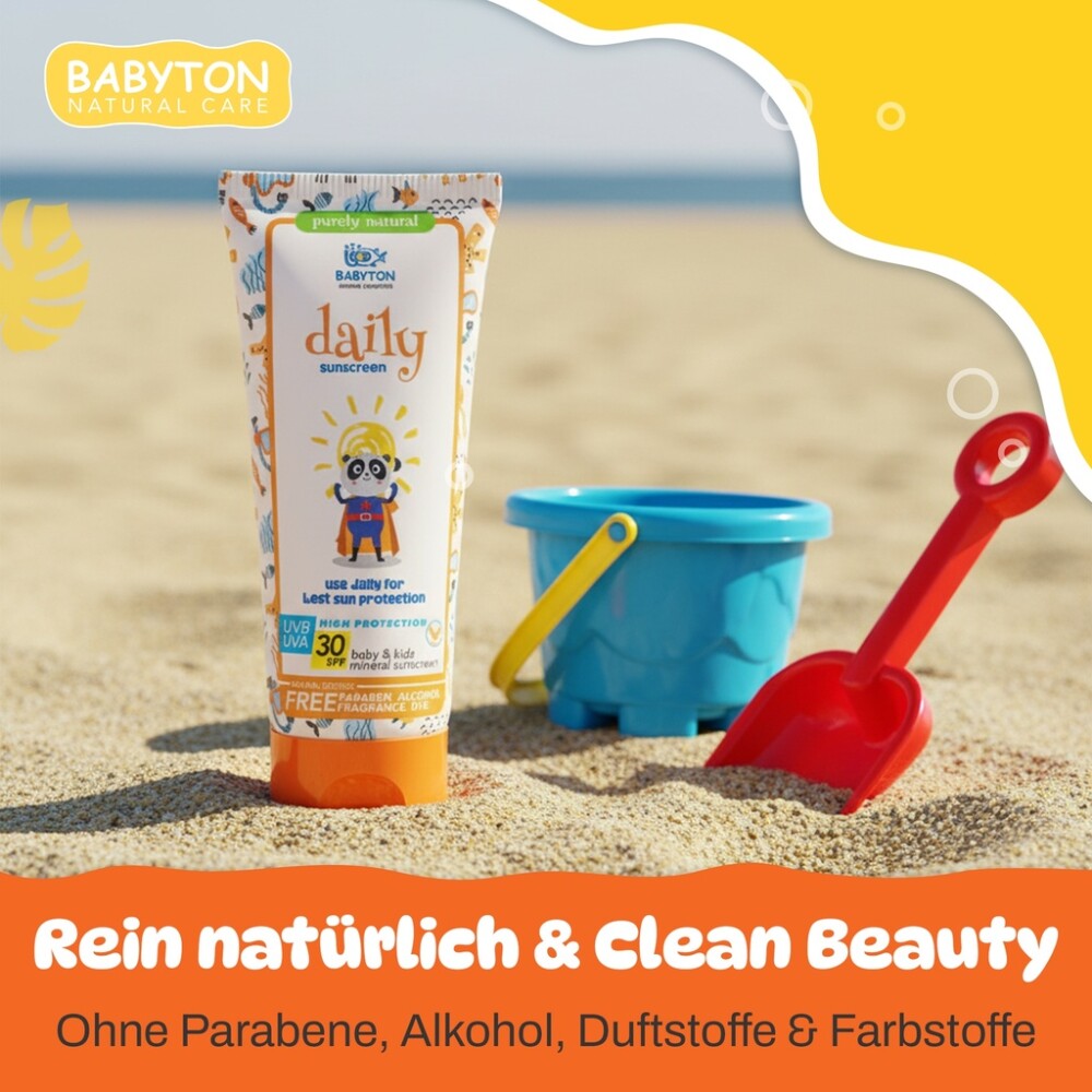 Babyton Mineralische Tagessonnencreme für Babys und Kinder LSF 30