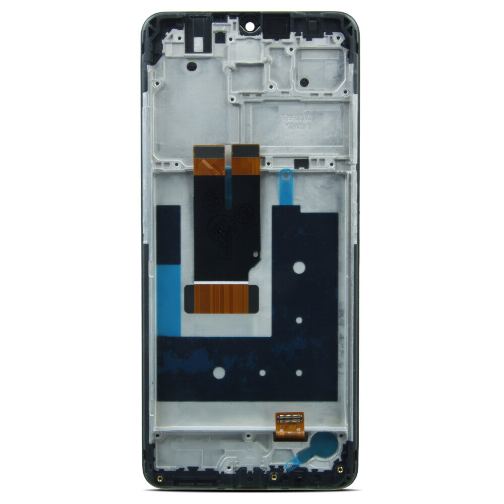 Display + Rahmen für Nokia 2.4 (TA-1277/1275/1274/1270) schwarz