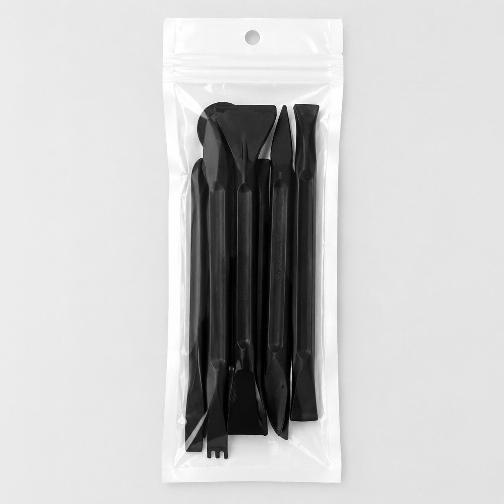 10-in-1 JF-857 Kunststoff-Spudger- Set für iPhone/iPad/Laptops, schwarz