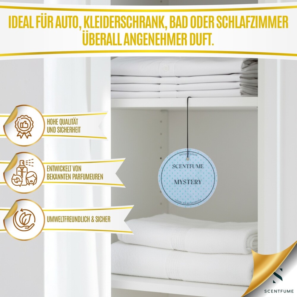 Scentfume Auto Lufterfrischer 2 ml | Premium-Duftspray und Autodiffusor