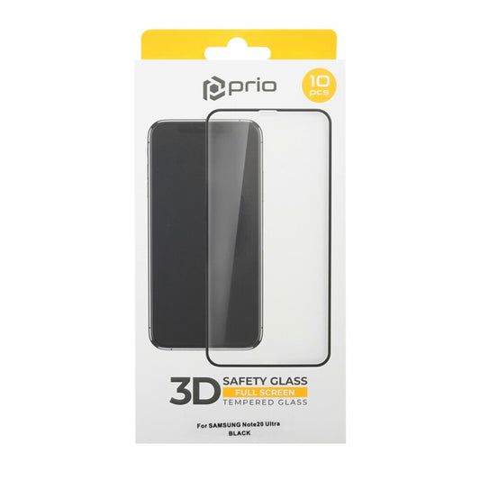 prio 10x 3D screen protector glass for Samsung Note20 Ultra black