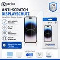 prio Anti-Scratch Displayschutzglas für iPhone 15 Pro Max / 15 Plus (6.7in) transparent
