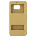 Puloka Flip Case Samsung Galaxy S6 Edge Plus Gold