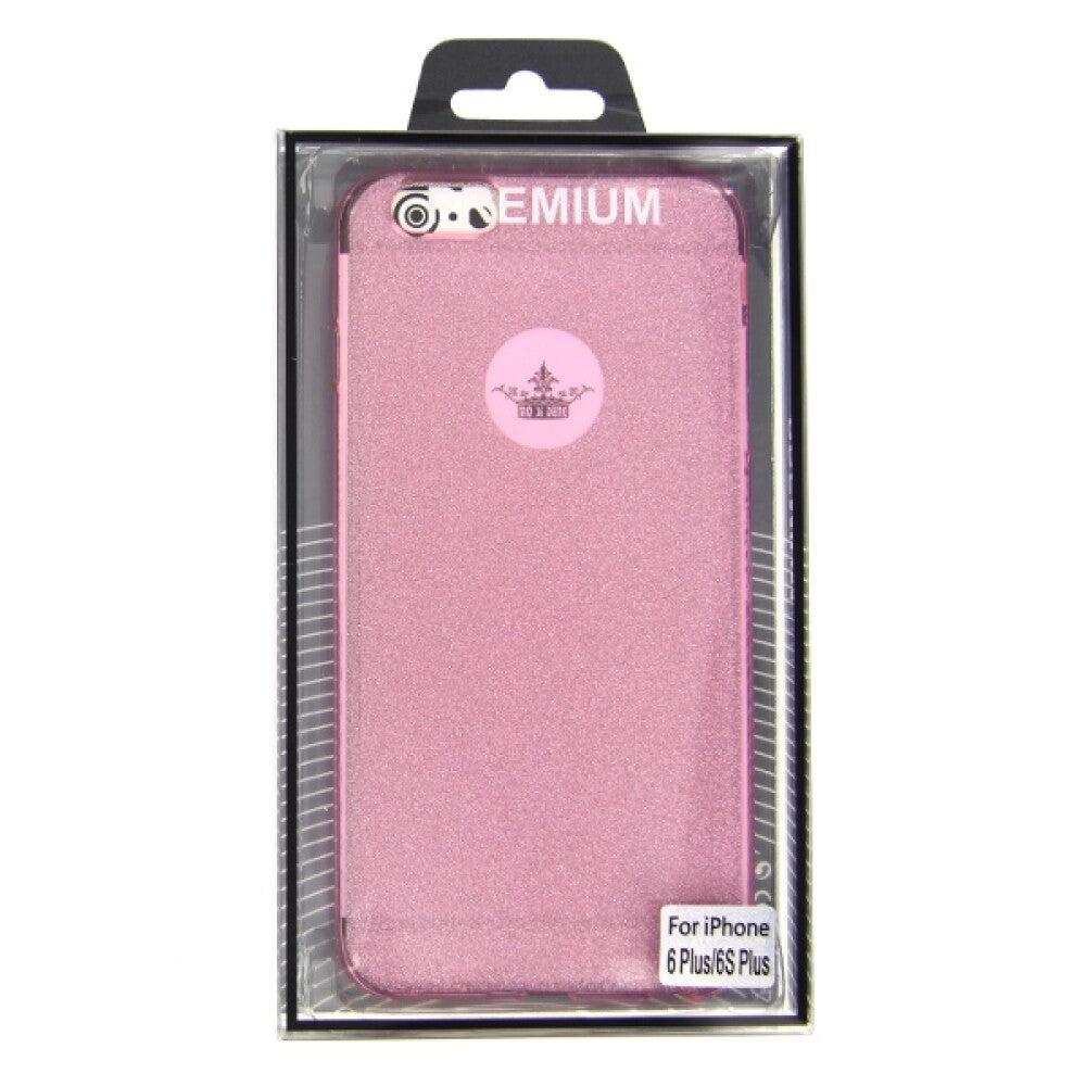 TPU Case Glitter iPhone 6/6S Plus pink