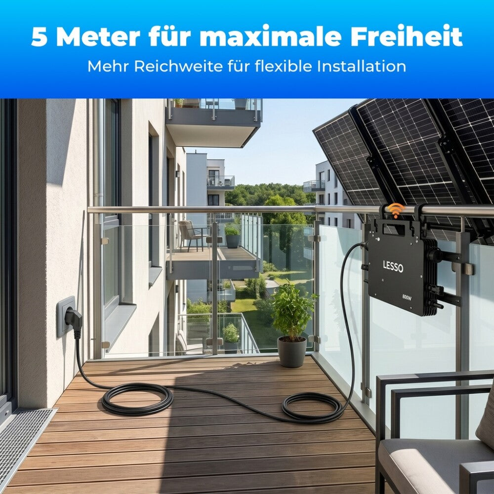 Wechselrichter-Anschlusskabel 5m Entnommen von LESSO