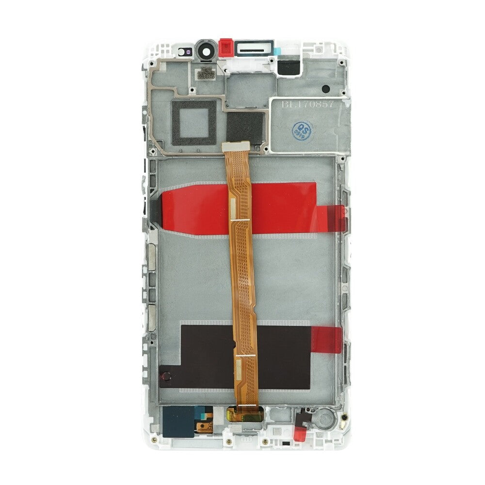 OEM display unit + frame for Huawei Mate 8 white, without logo