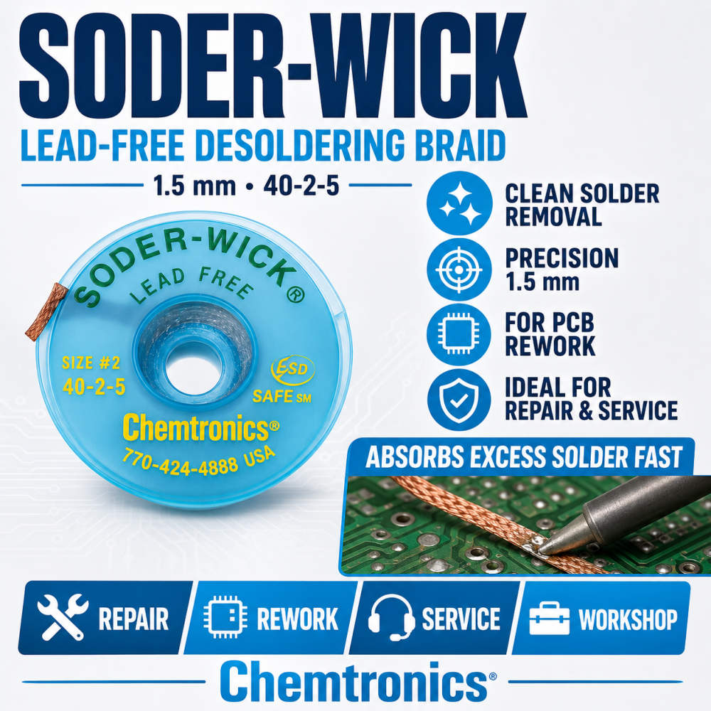 Soder-Wick Bleifrei SD 1,5 mm / gelb 40-2-5