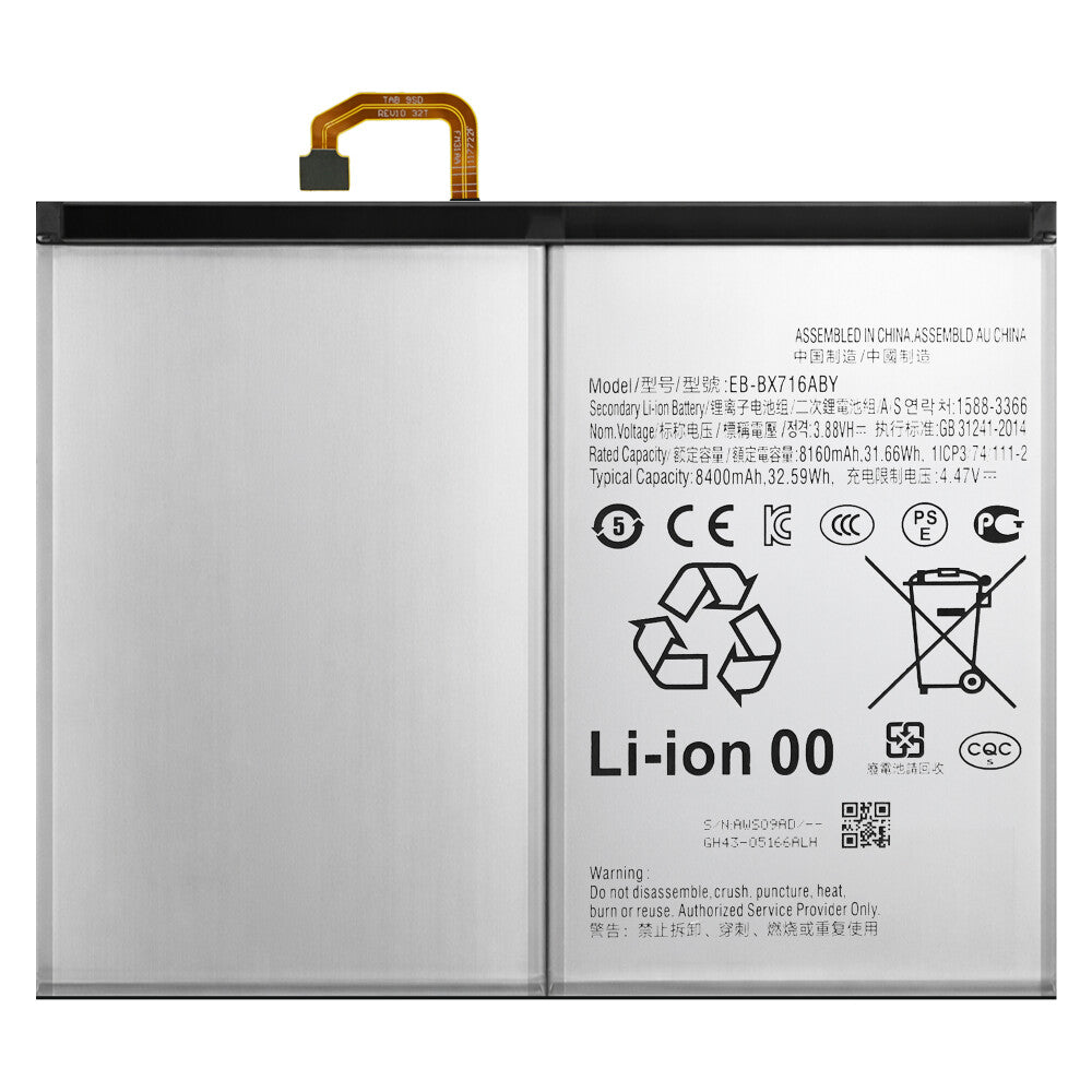 Akku EB-BX716ABY für Samsung Galaxy Tab S9 Wi-Fi/LTE (X710/X716)