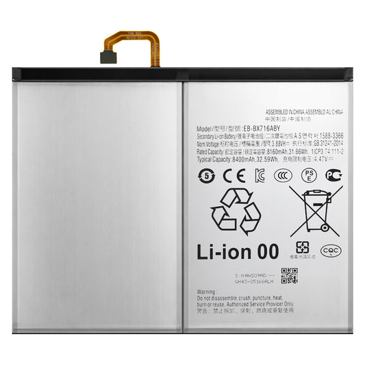 Akku EB-BX716ABY für Samsung Galaxy Tab S9 Wi-Fi/LTE (X710/X716)