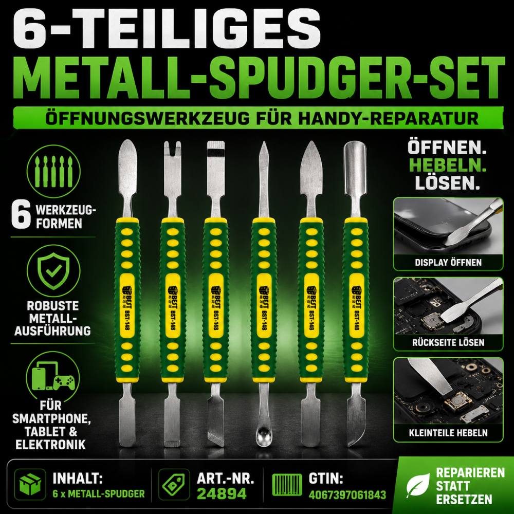 BESTES 6-in-1-Metallspatel- Set