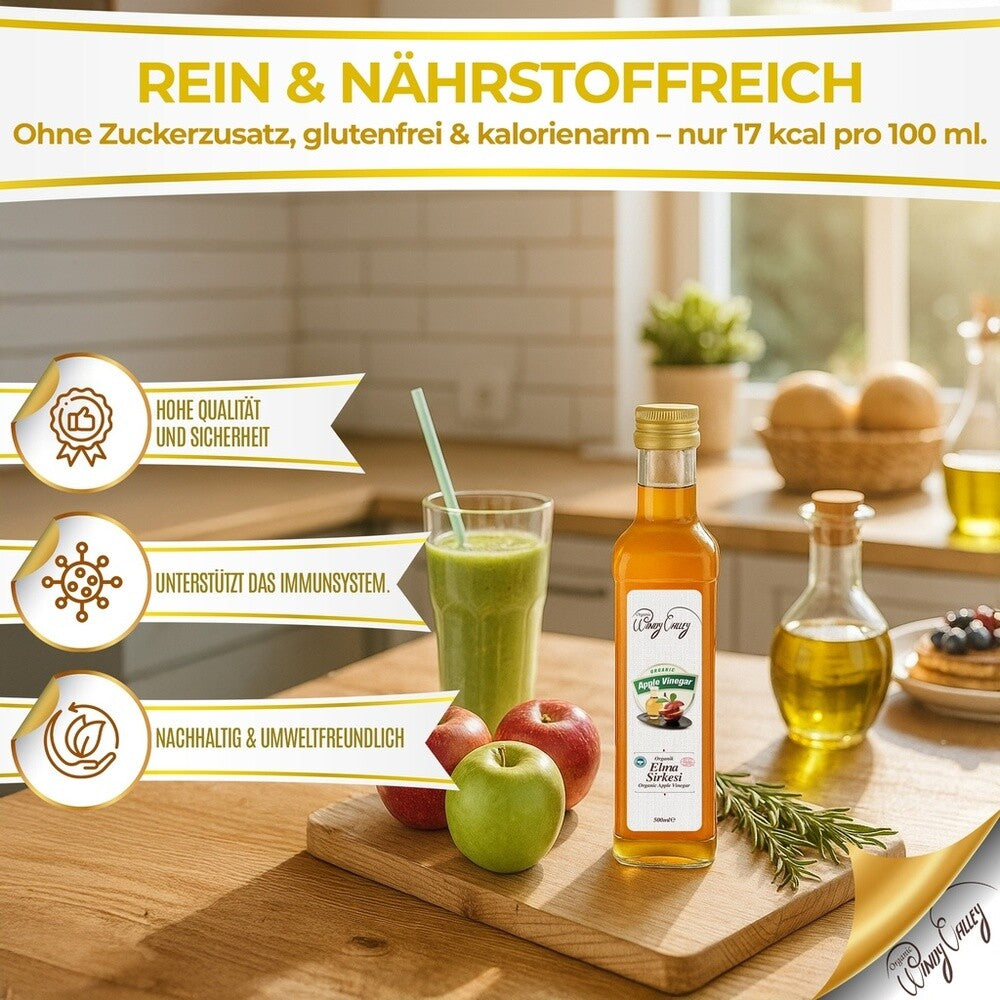 BIO Apfelessig, Bio-Apfel/Essig, ECOCERT Certification, 500ml
