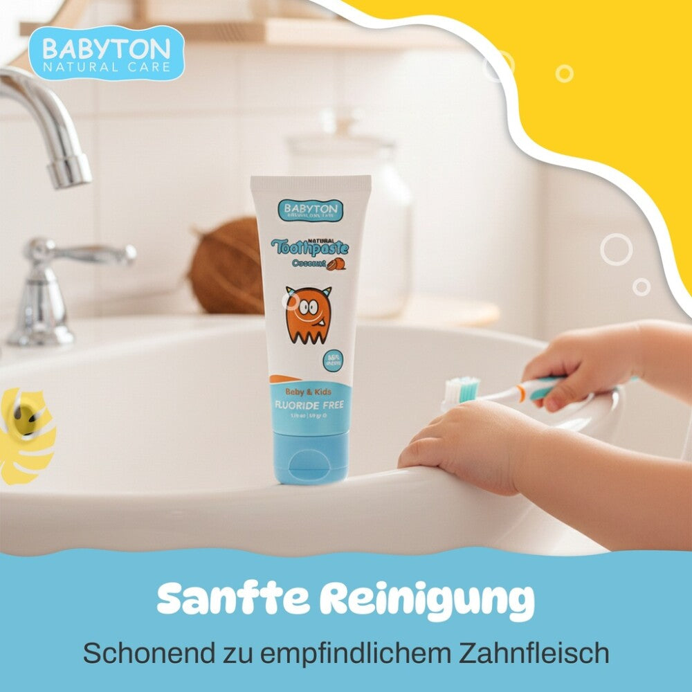 Babyton Baby- und Kinderzahnpasta, natürlich, 50 g