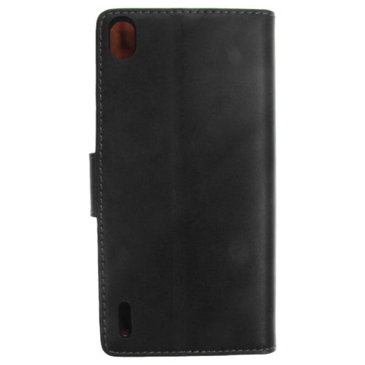 Leather case for Huawei P7 - black 4250710553983