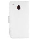 Leather Case for HTC M4 mini – white 4250710542512