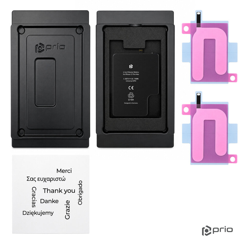 prio Akku für iPhone 17 Pro Max (Universeller APN)