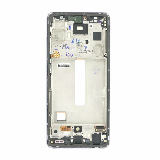 Original Display für Samsung Galaxy A52s 5G LCD + Rahmen Weiß GH82-26861D