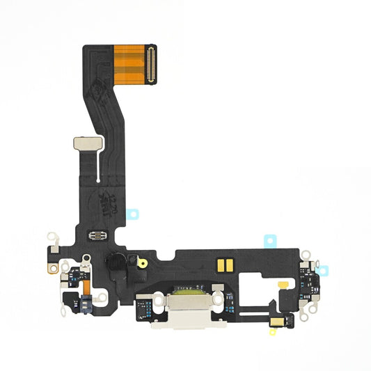 OEM Dock Charging Port Flex Cable for iPhone 12 white