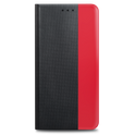 prio Book Case Fashion for Samsung A72 5G black-red