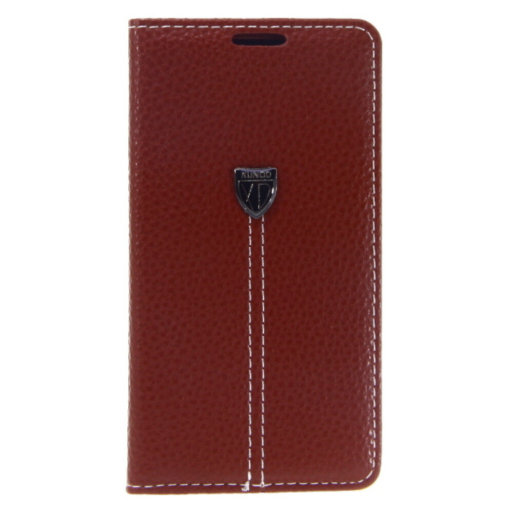 Book Case Fashion for Galaxy A3 - Brown