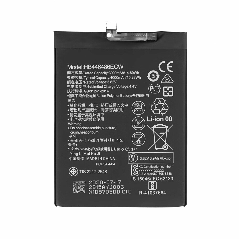 MPS battery for Huawei P Smart Z/Honor 9X/P20 Lite 2019 HB446486ECW