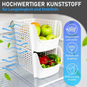 Storage Organizer, 29×21,5×15,9 cm, Plastik, Weiß