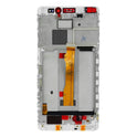 OEM display unit + frame for Huawei Mate S white, without logo