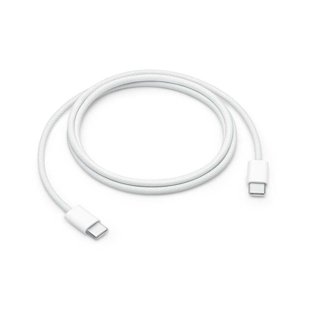 Original Apple 60W USB-C Gewebtes Ladekabel, 1 m, Weiß MQKJ3ZM/A